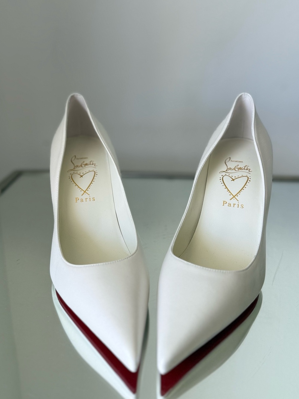 Christian Louboutin Miss Z 80 leather pumps $1,045 40.5 - Picture 10 of 14